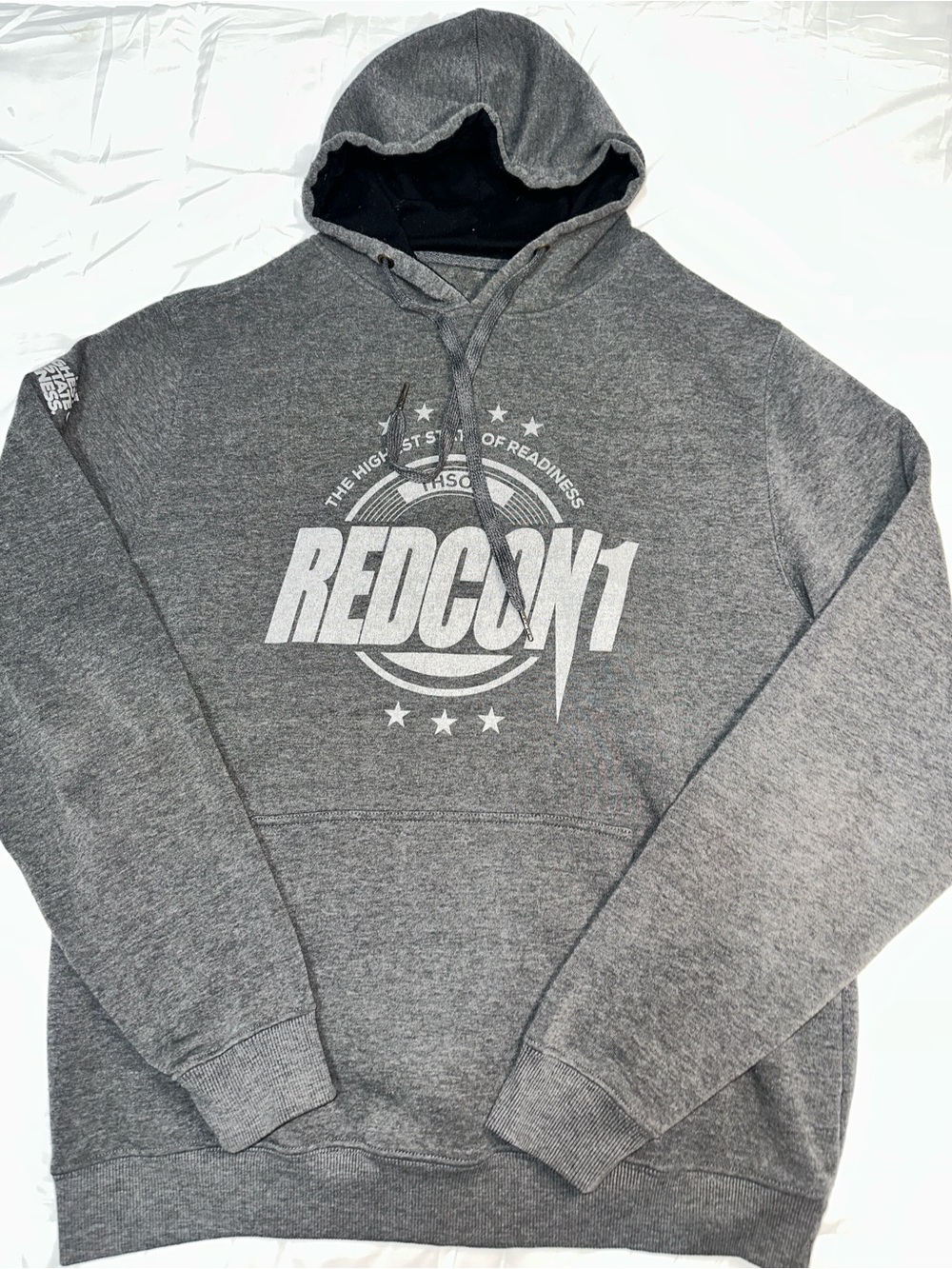 REDCON1 | Heather Gray Pullover Hoodie | Men’s L